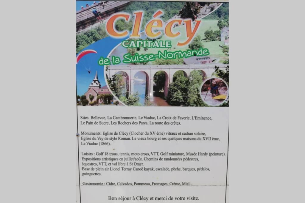La Maison Reseau Cycle Et Gites Clécy Eksteriør bilde