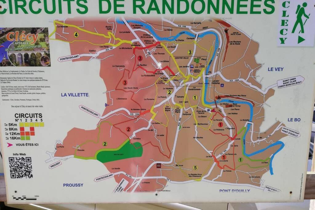 La Maison Reseau Cycle Et Gites Clécy Eksteriør bilde